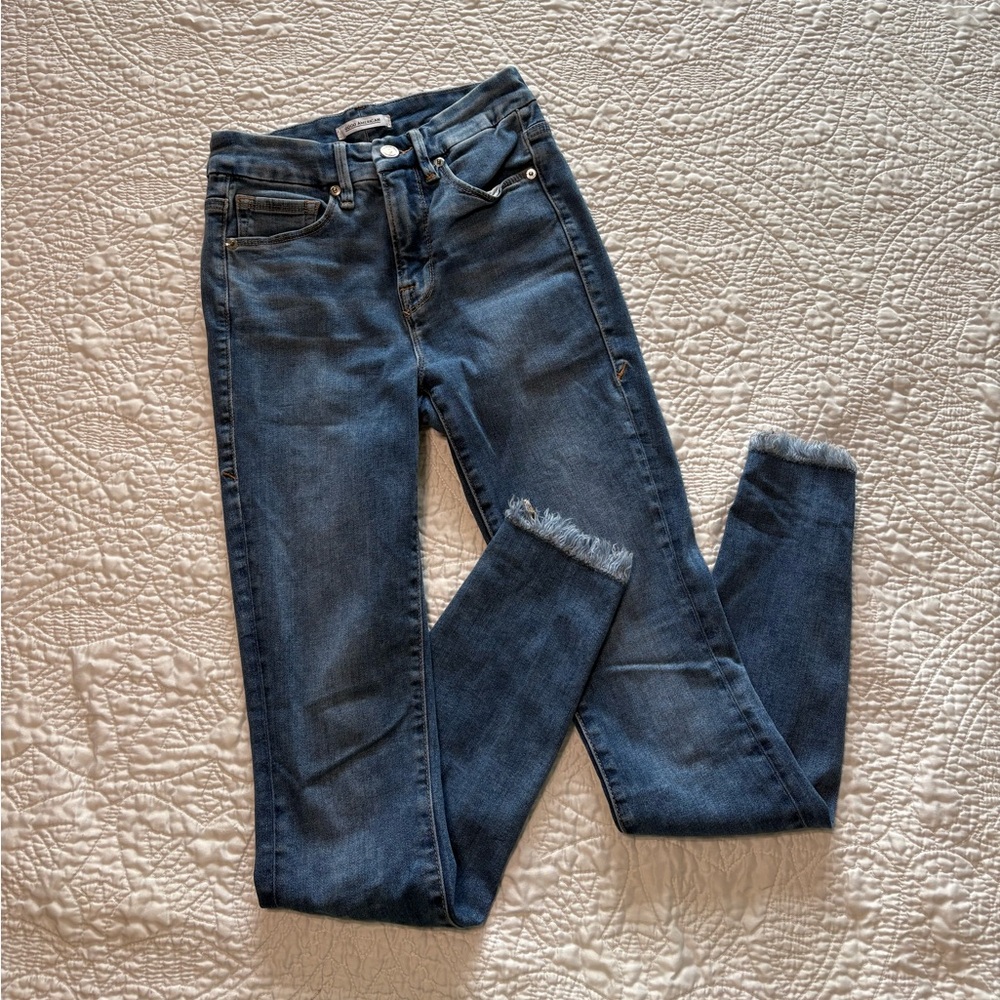 Good American Good Legs High Waisted Jeans